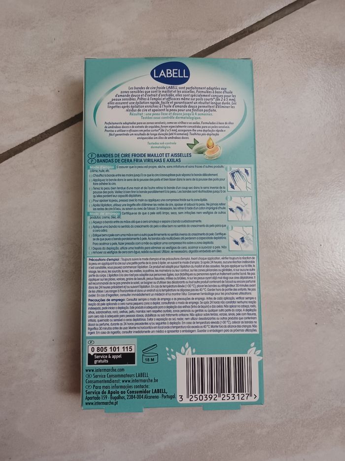 Bandes de cire peaux sensibles - photo numéro 2