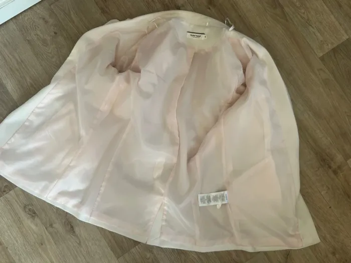Nafnaf veste, blazer  crème nude  taille 38/M - photo numéro 6
