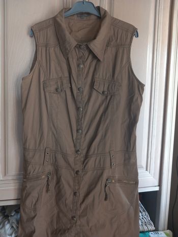 Robe courte marron Agathe Velmont