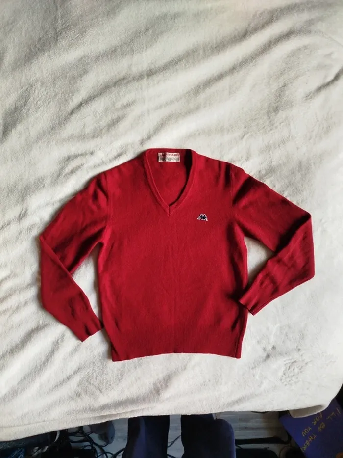 Pull Kappa taille M 100 % laine, Made in Italy - photo numéro 4