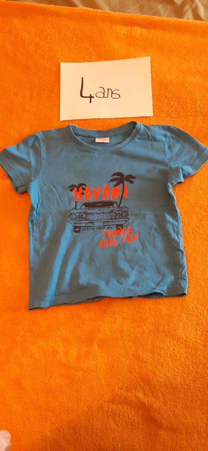 Lot de 4 Tee-shirt manche courte 4 ans - photo numéro 3