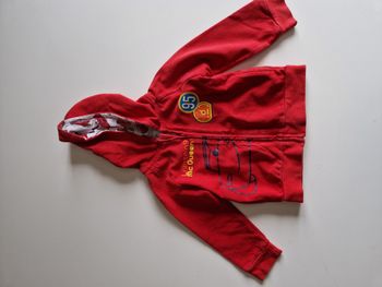 gilet  rouge bébé garçon Disney cars 23 mois 