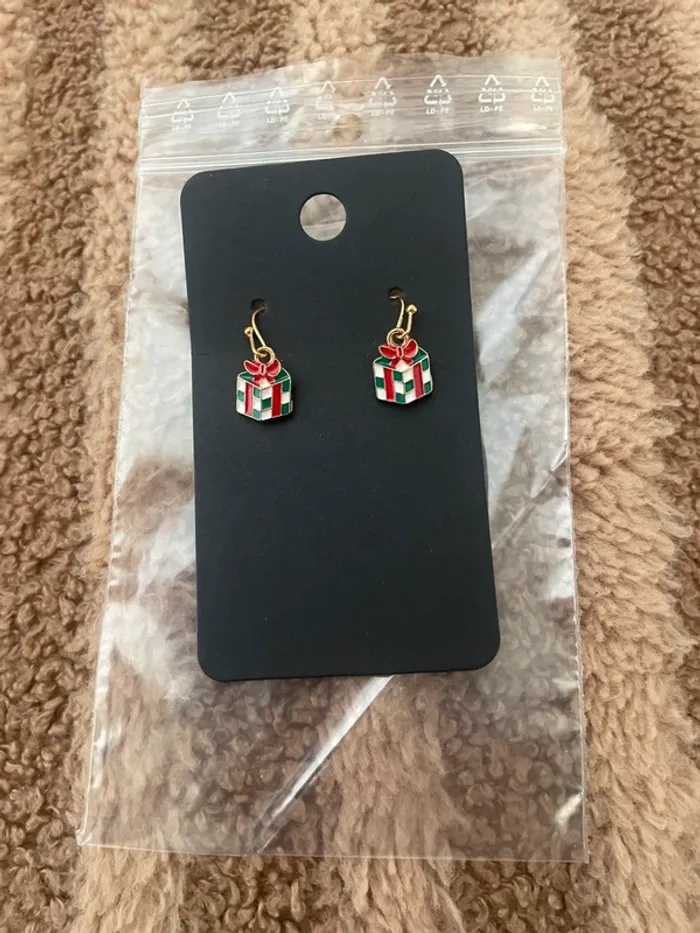 Boucle d’oreille cadeau de Noël