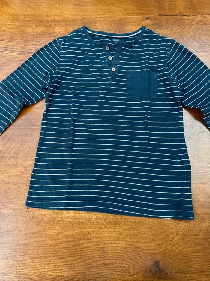T-shirt manche longue kiabi 10 ans - photo numéro 5
