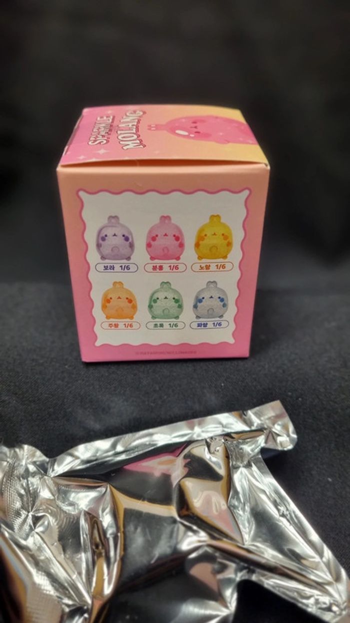 Boîte de 6 Mystery Box Figurines Molang Sparkle – Neuf, importé de Séoul - photo numéro 8