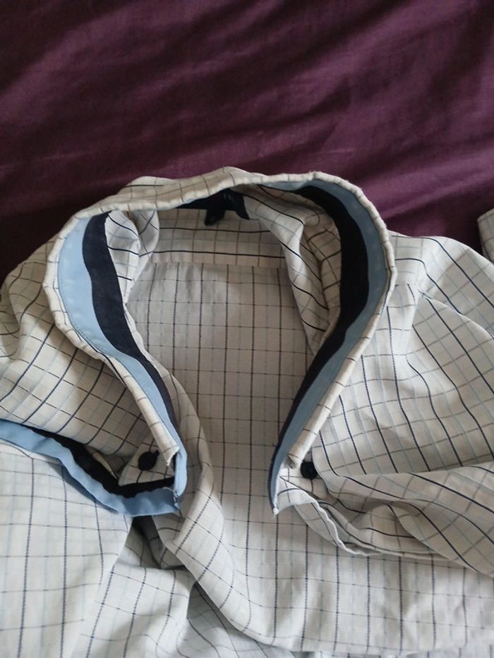 Chemisette à rayures bleu taille 6 - photo numéro 7