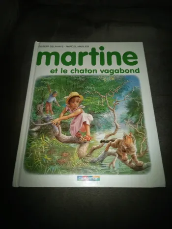Livre martine et le chaton vagabond