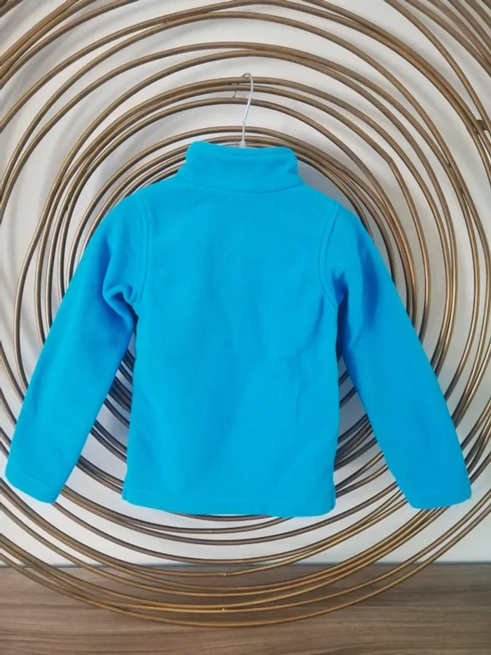 Veste polaire bleu turquoise T4ans - photo numéro 2