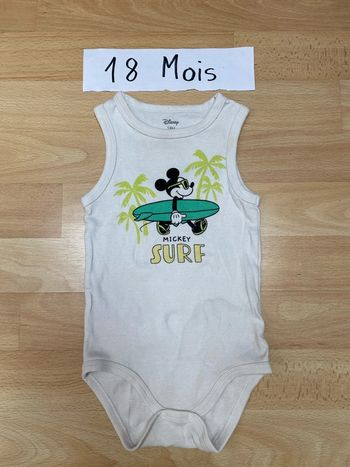 Body débardeur 18 mois Disney