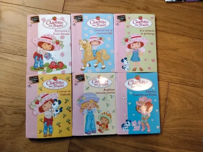 6 Livres Charlotte aux Fraises.