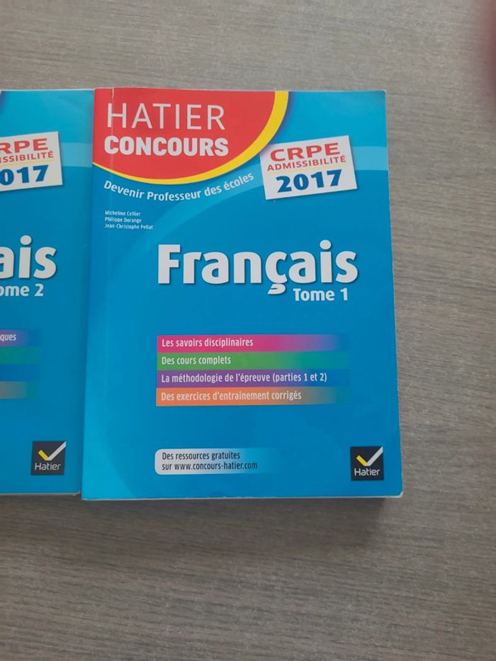 Lot de 2 livres epreuves crpe - photo numéro 2