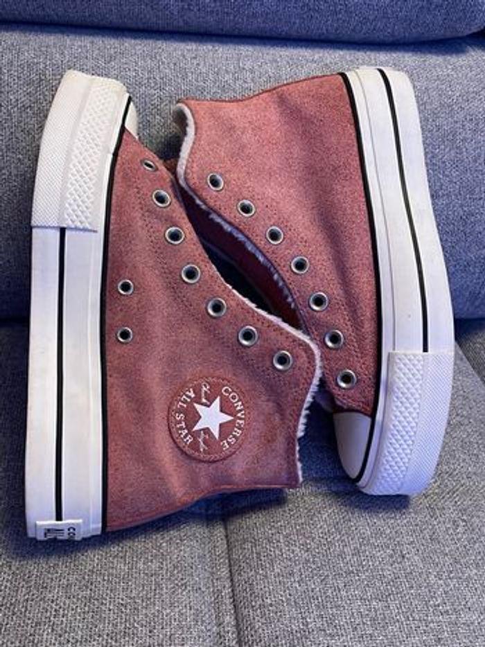 Converse hivernal / cuir suédé / 39 / très bon état - photo numéro 9