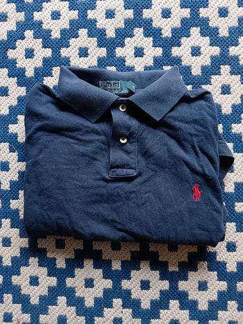 Polo manche longue bleu marine | Ralph Lauren | T. L