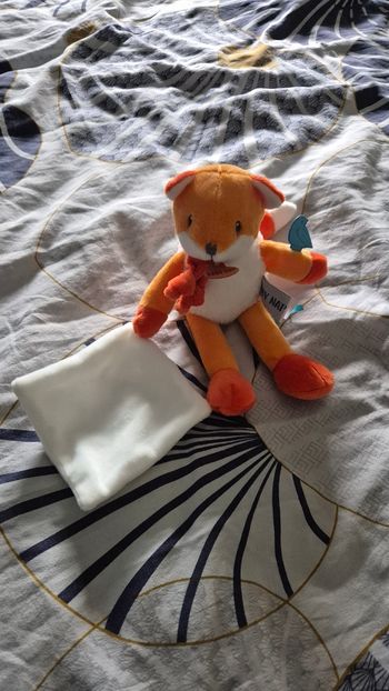 Doudou renard baby nat neuf