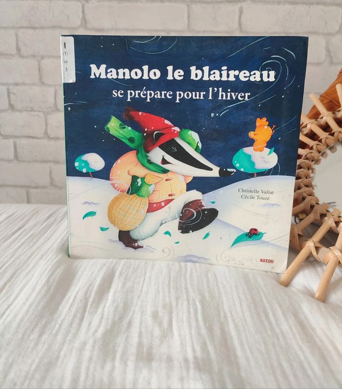 Livre enfant - Manolo le blaireau