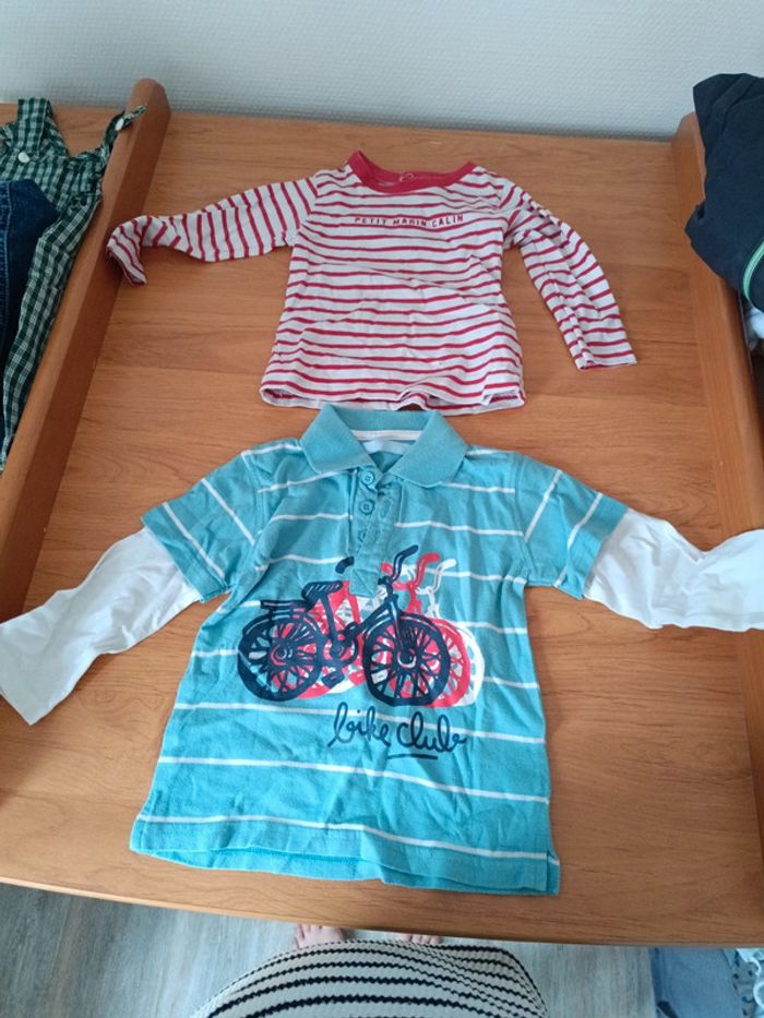 2 t-shirts garçon 18 mois