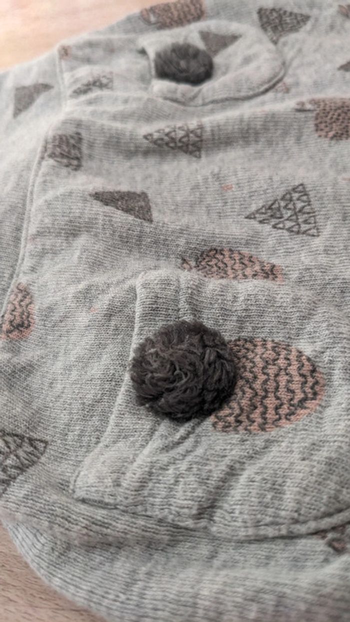 Débardeur tunique grise Zara 18-24 Mois - 86cm - photo numéro 3