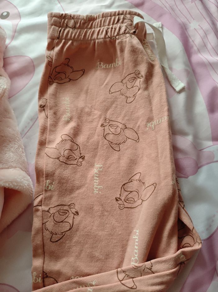 Pyjama 2 pièces Disney Baby Bambi NEUF – Rose poudré – 36 mois - photo numéro 4