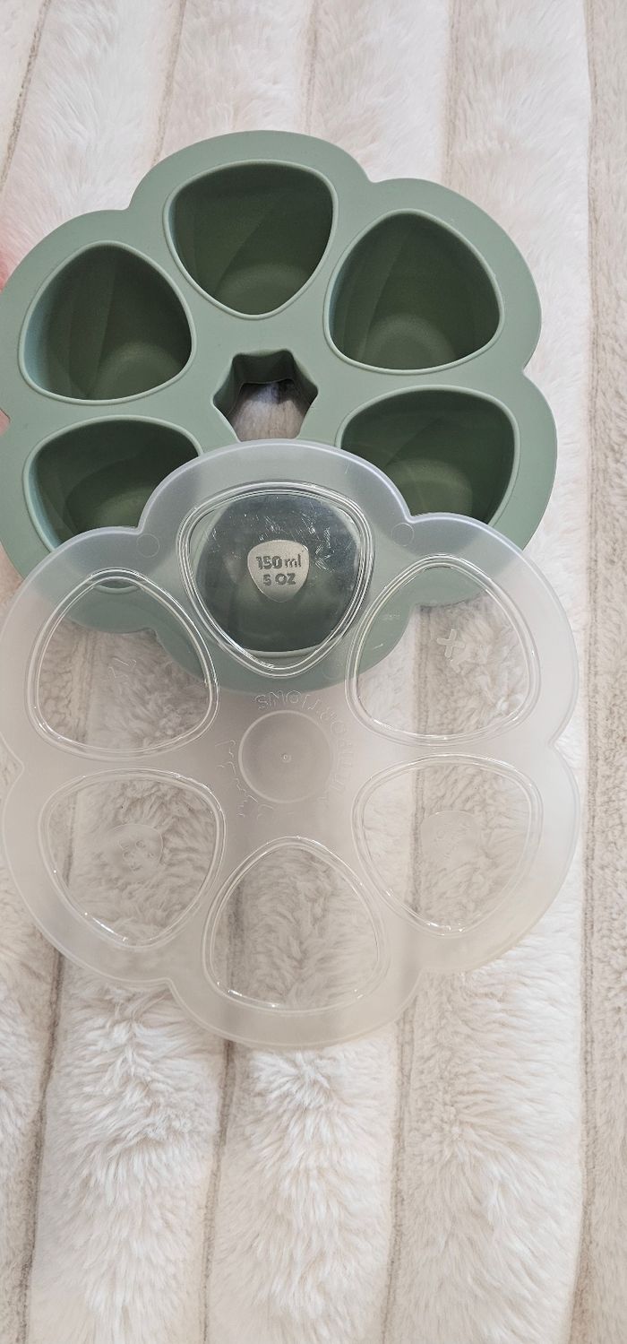 Lot de 3 fleurs 🌸 multiportions BEABA aux différents formats - photo numéro 2