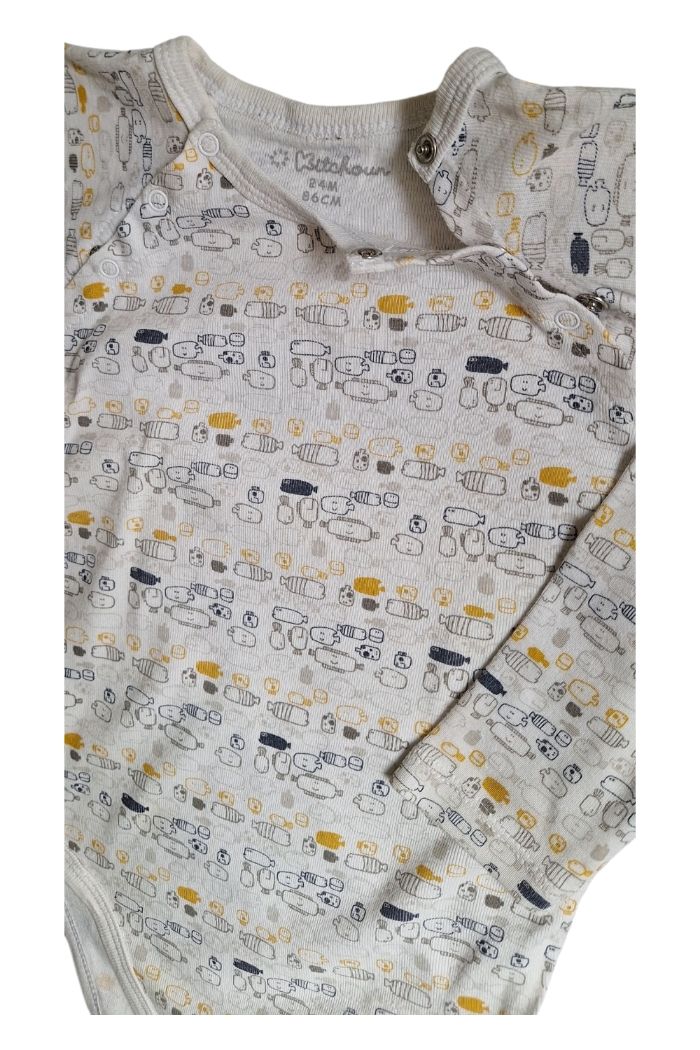 👶 Body à manches longues – 24 mois – Kitchoun - photo numéro 2