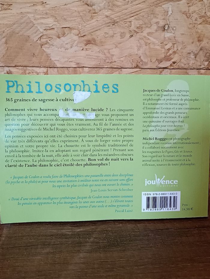 Livre "philosophies" - photo numéro 3