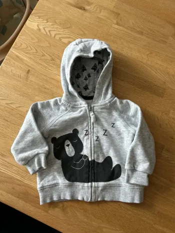 Veste nounours grise
