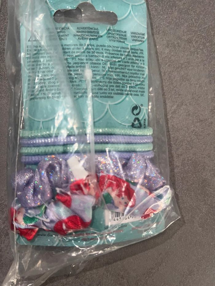 Noeuds à cheveux disney la petite sirène ariel noeud élastiques - photo numéro 2