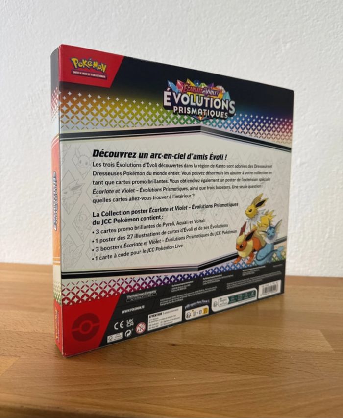 Pokémon Coffret Poster 8.5 évolution Prismatique - photo numéro 2