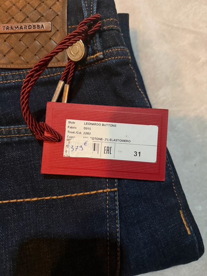 Tramarossa - Jean Slim, Bleu foncé, taille 31 - photo numéro 2