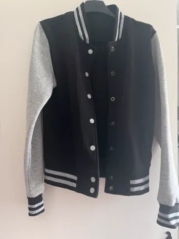 Teddy noir et gris taille S