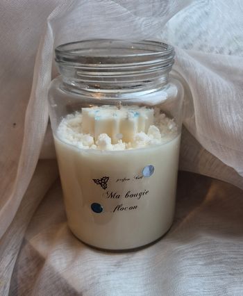 Bougie flocon de neige