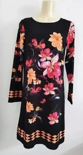 Robe d'été manches longues - Exquiss's - taille S