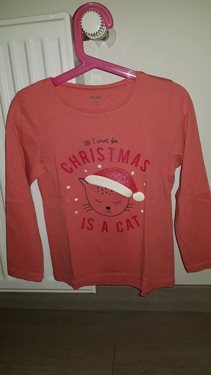 Tee shirt Chat de Noël