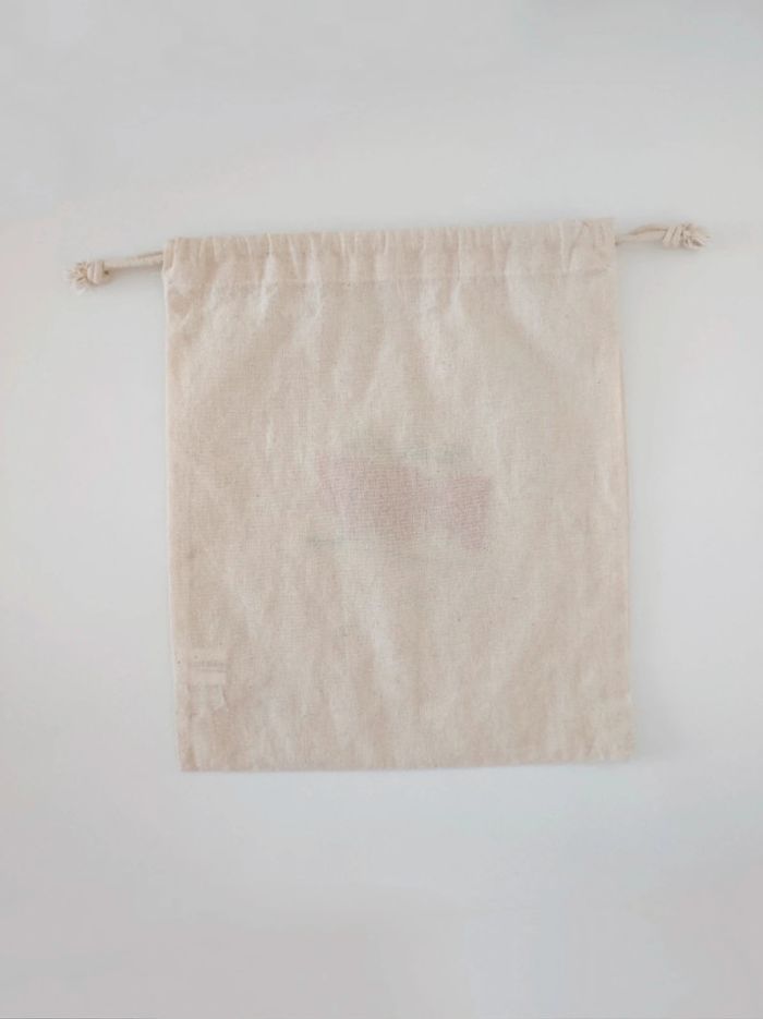 Pochon moyen crème rouge / Eyrolles - 28x24cm - photo numéro 3