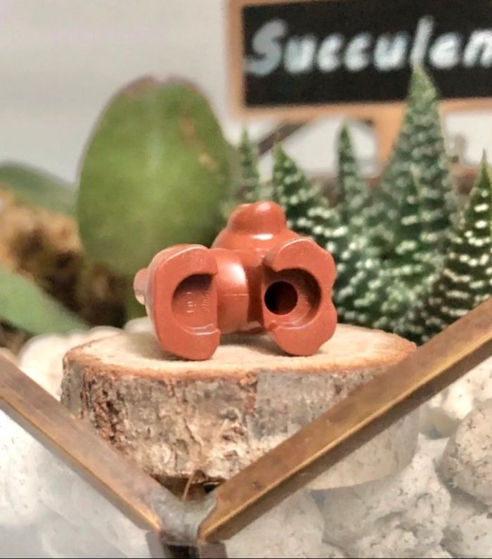 Lego Animaux Friends : Chien / Chiot marron avec langue rose - NEUF - photo numéro 5