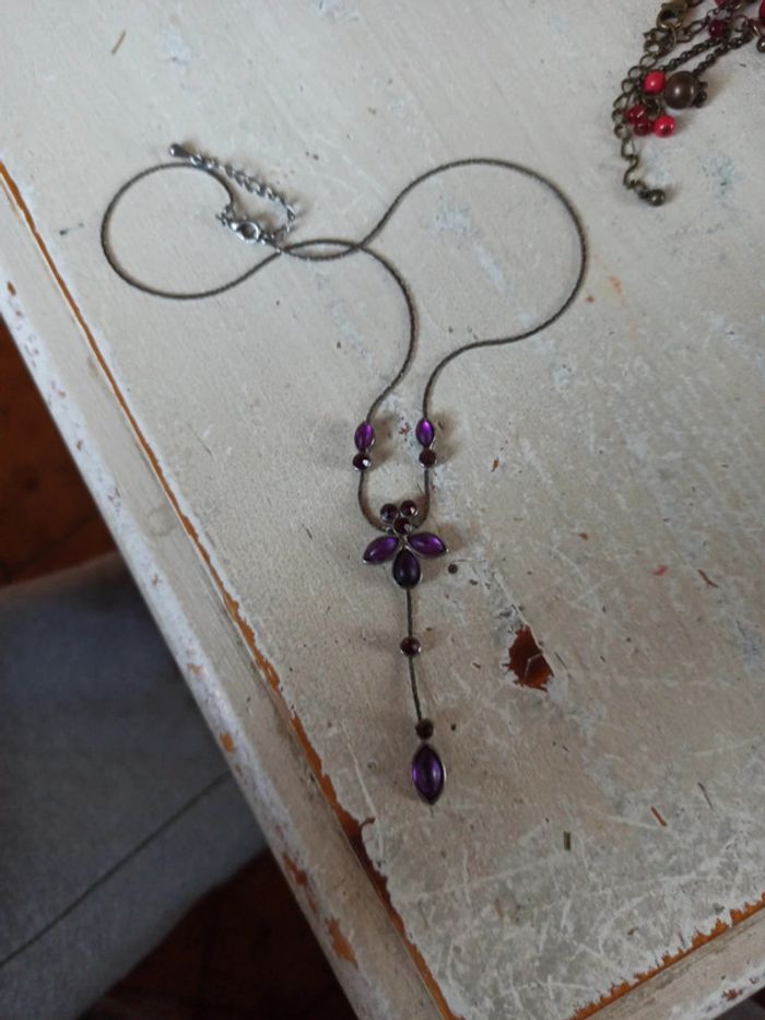 Collier fleur - photo numéro 2