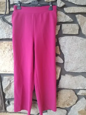 Pantalon femme fuschia