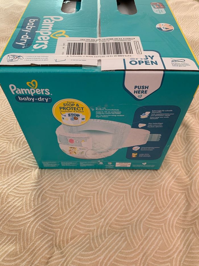 Couches Pampers baby dry T4 - photo numéro 4