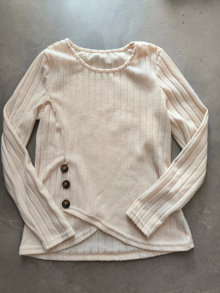 Pull fin beige