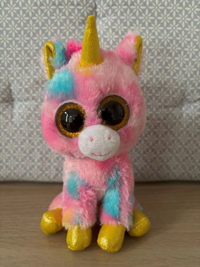 Peluche Fantasia La Licorne "The Beanie Boo's Collection"