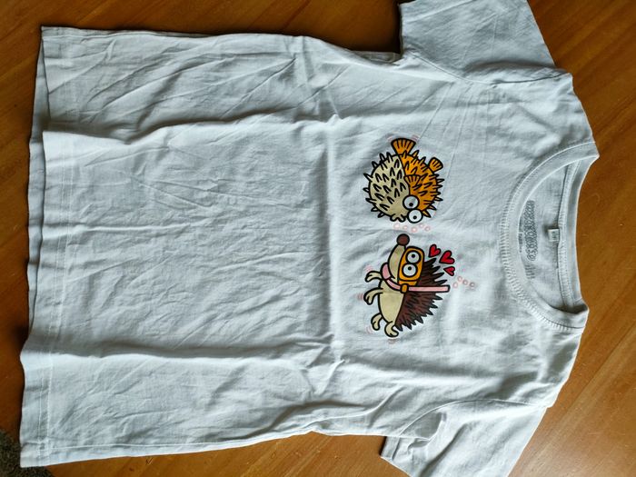 Tee-shirt manches longues fille 6-7 ans TBE