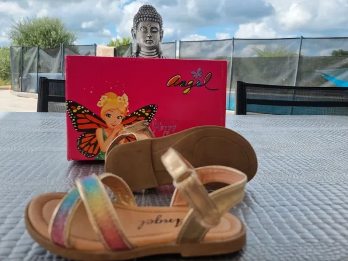 Sandalles d'été fille T.24 - photo numéro 2