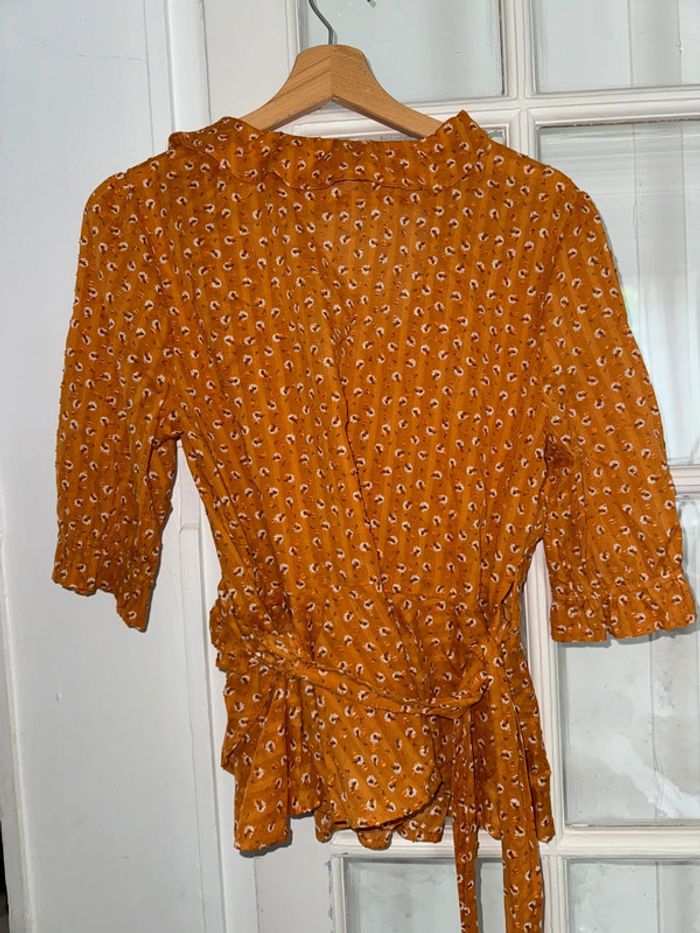 Blouse cache cœur Loft  Taille M - photo numéro 3
