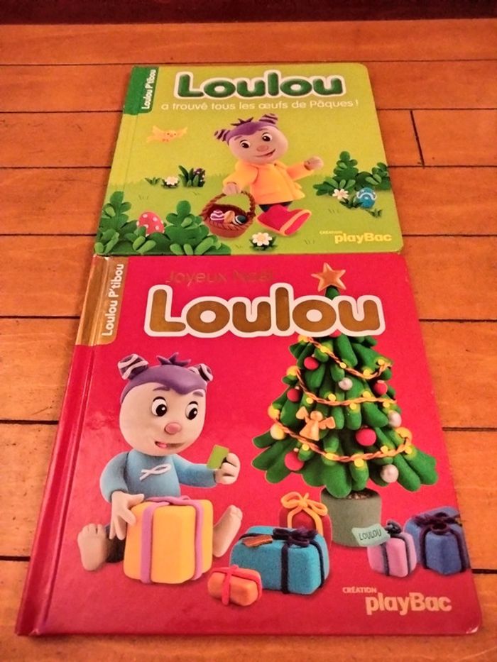 Lot de 2 livres loulou playbac - photo numéro 2