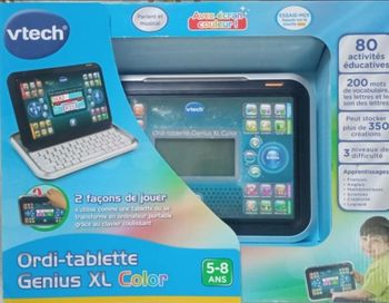 Tablette ordi génius XL Vtech pour 5/8 ans