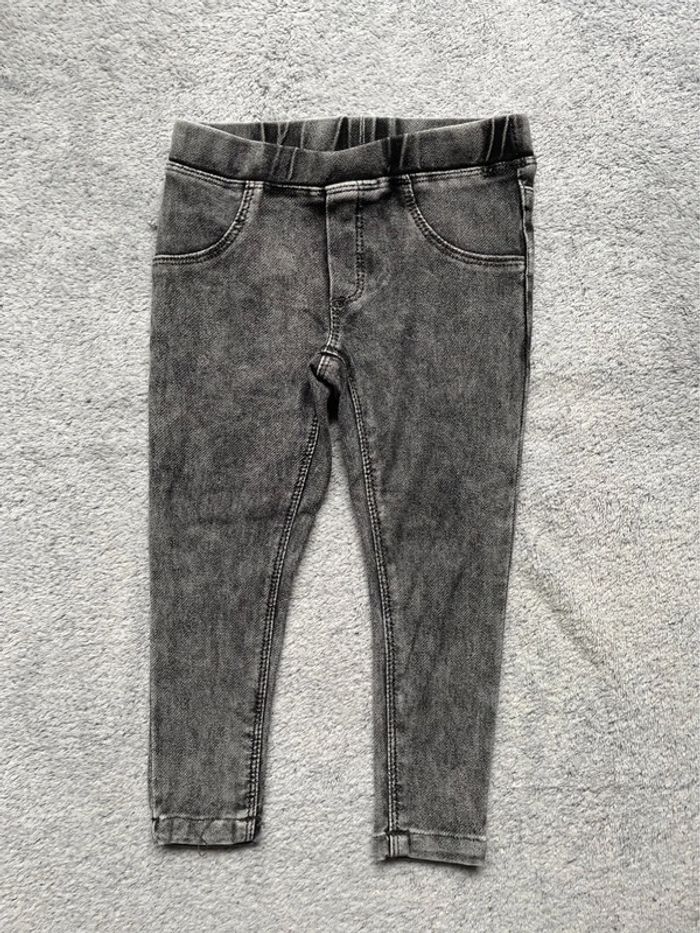Jegging gris, 24 mois, neuf