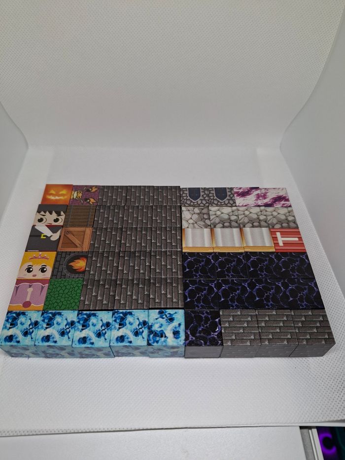 Cube minecraft magnétiques - photo numéro 3