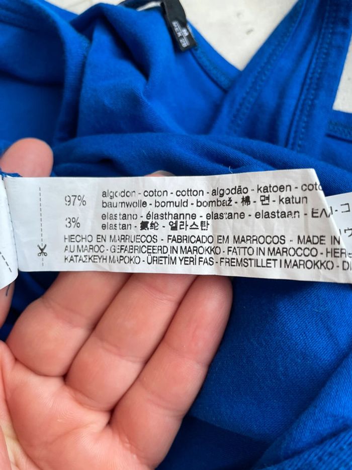 Body bleu roi Bershka neuf sans étiquette - photo numéro 7