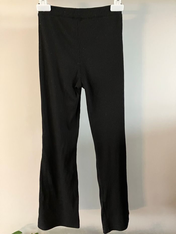 Pantalon fin flare noir H&M 9-10 ans - photo numéro 2