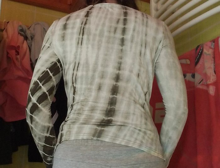 Pull femme vert clair Shein aspet marbre - photo numéro 4